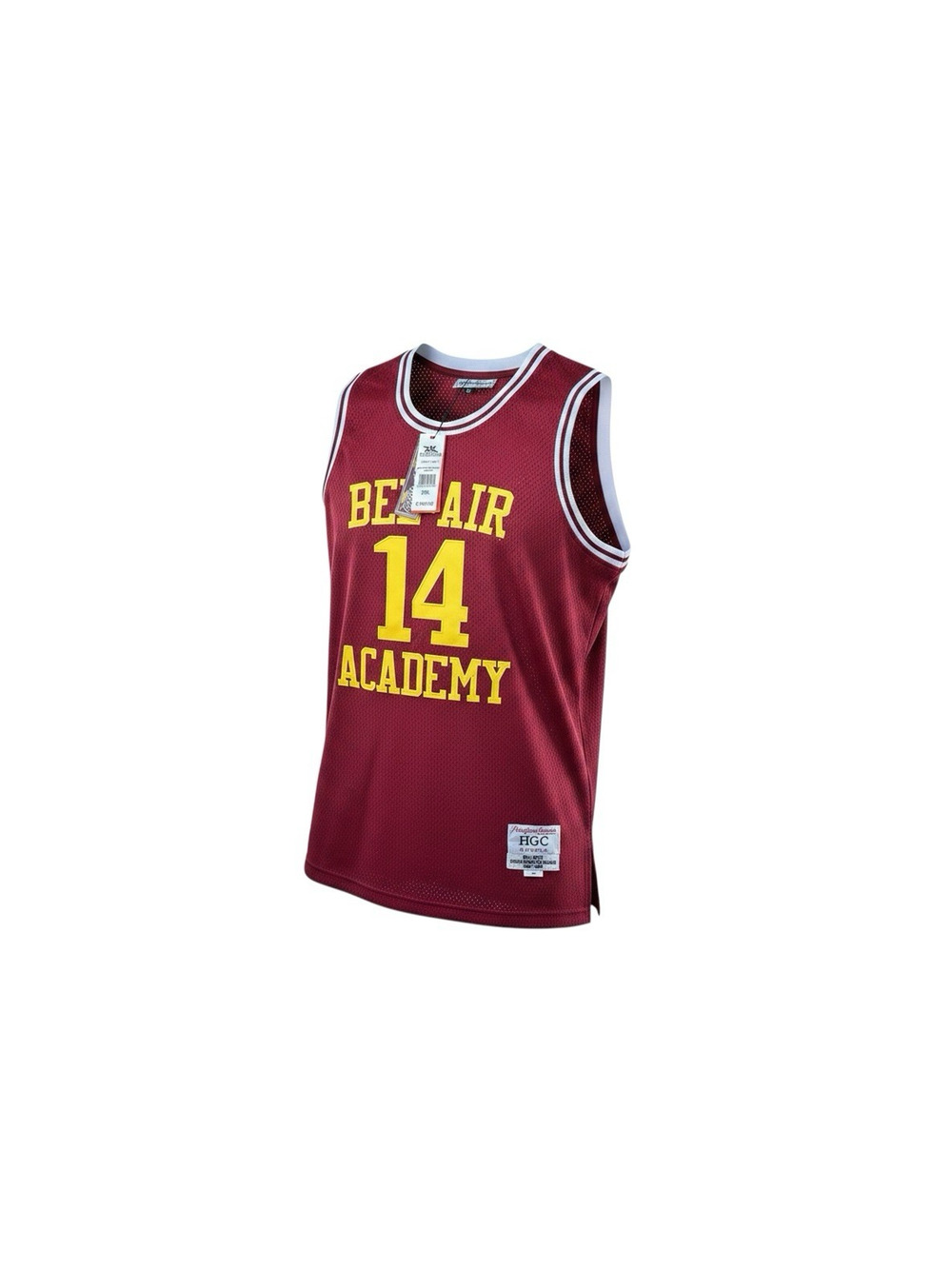 Headgear Classics Will Smith Bel-Air Academy 14 Basketball Jersey Maroon 2XL